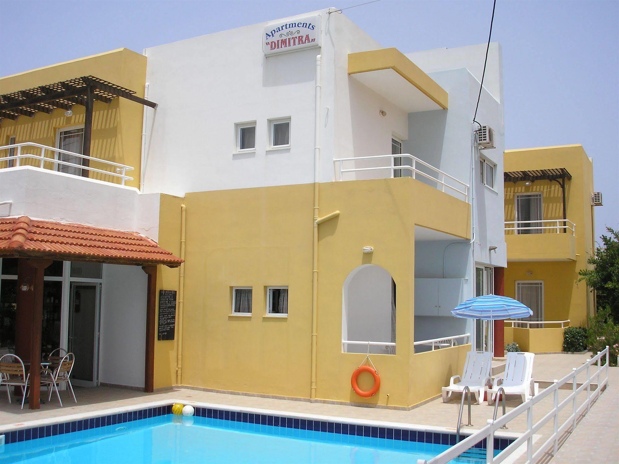 Dimitra Apartments Goúvai Luaran gambar